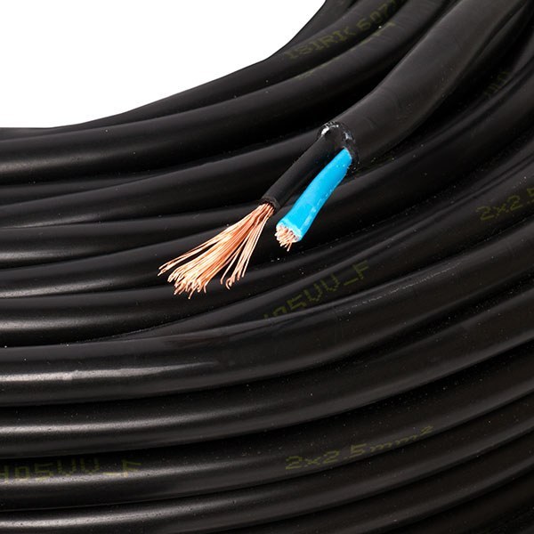 کابل برق افشان 2 در 2/5 البرز(فروش بصورت حلقه100متری) ا Alborz 2 in 1/5 lightning cable